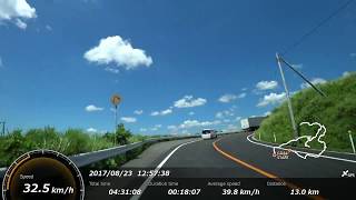 16倍速熊本空港から南阿蘇・阿蘇20170823