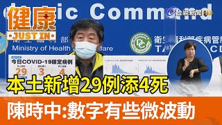 本土新增29例添4死  陳時中：數字有些微波動【健康資訊】