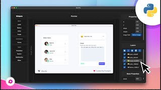 Create Beautiful Python GUI in 5 Minutes 🐍 | Buildfy : Modern GUIs with Drag & Drop