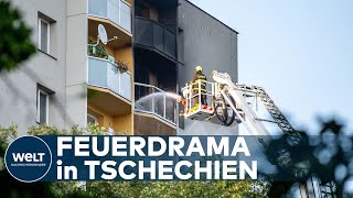 BRANDKATASTROPHE IN TSCHECHIEN: Elf Tote bei Feuer in Hochhaus