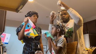 PUTTING NAIR IN MY DAUGHTER HAIR *BAD IDEA*