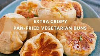 How to make the BEST Pan-Fried Vegetable Buns - 水煎包 (Shui Jian bao)