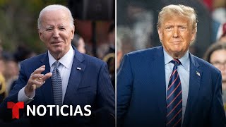 Retrocede el apoyo de los latinos a Biden, pero igual lo elegirían sobre Trump | Noticias Telemundo