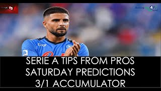 Week 3 Serie A Betting Tips & Predictions | 3/1 Saturday Accumulator From Our Italian Expert