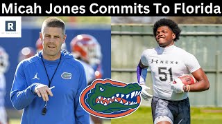 Micah Jones Commits To Florida | Florida Gators Football News