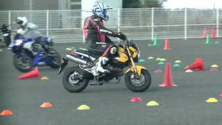 第７３７回　へなちょこライダー走行会　まえちゃん　スラローム