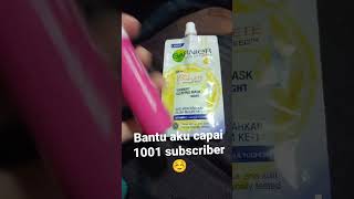 skincare malam lipbalm #wardah, krim #garnier. #pinkvenom #blackpink bantu aku 1001 subs