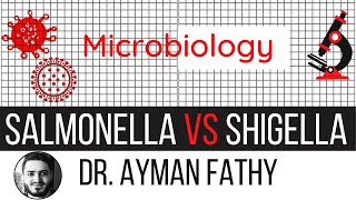 Salmonella and shigella - USMLE Step 1 Microbiology - Dr. Ayman Fathy