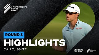 Andy Ogletree on cusp of maiden win at International Series Egypt | Round 3 Highlights | Asian Tour