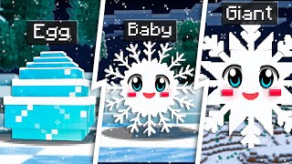 How to Tame a BABY SNOWFLAKE in Minecraft! *cute*