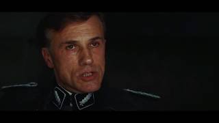 Inglorious Basterds 2009 אתה מחסה לאויבי המדינה, נכון? סצינה HD