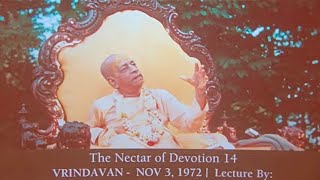 The Nectar of Devotion 14 | Lecture by HDG A. C. Bhaktivedanta Swami Prabhupada