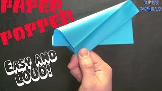 How to Make a Paper Popper! (Easy and Loud) - Rob's World