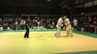 kyokushin karate 2016年極真京都大会 壮年部決勝戦 オオニシvsイリタニ 極真関西同門対決