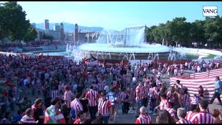 Final Copa del Rey 2015. Fanzone del Athletic Club en Barcelona