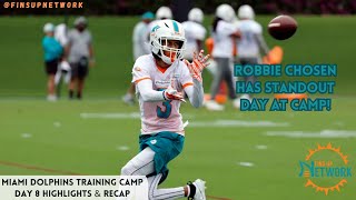 Miami Dolphins Training Camp Day 8 Highlights & Recap | Tua & Chosen Connect Deep!