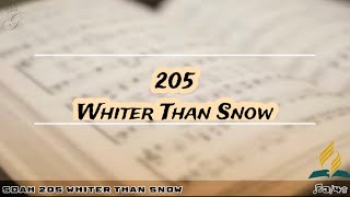 SDAH 205 Whiter Than Snow | SDA HYMNAL PHILIPPINE EDITION