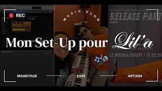 🎶 Mon Set-Up pour Lil’a – Répétition Avant le Concert au Noumatrouff ! 🎛️✨