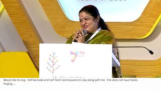 Ovvoru Pookalume Tamil song by KS Chithra at IIS 2018