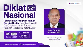 Hari 1 : Diklat Langkah Inovatif Guru dalam Meningkatkan Kualitas Gizi Siswa di Sekolah