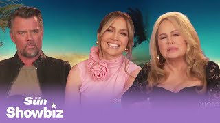 Jennifer Lopez, Josh Duhamel and Lenny Kravitz talk weddings, making movies and music