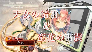 【三国志大戦４】天女蛮花VS滅葬【字幕会話】