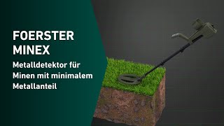 FOERSTER MINEX Metalldetektor - Höchste Präzision bei minimalem Metallanteil