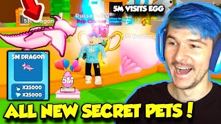I Got ALL THE NEW 5M SECRET PETS In Tapping Gods AND THEY ARE INSANELY OP!! (Roblox)
