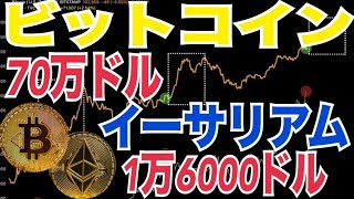 【ビットコイン】サイクルトップ70万ドル！？【イーサリアム】1万6000ドル！？金融庁ビットコインETF国内承認と金融所得課税20%に進展！？