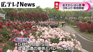 【ばら祭り】広島県福山市で3年ぶりに現地開催