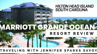 Grande Ocean Marriott on Hilton Head Island Resort Winter Beach Grounds pools location review \u0026 TOUR