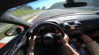 Nürburgring POV: FIRST TIME EVER (2018 Audi RS3)