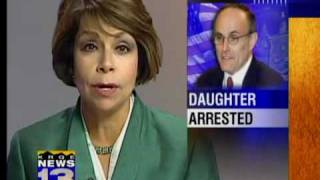 Giuliani daughter arrested