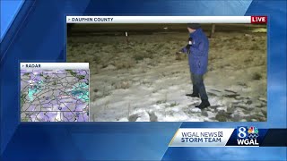 WGAL crews check road conditions across central Pa. after winter storm