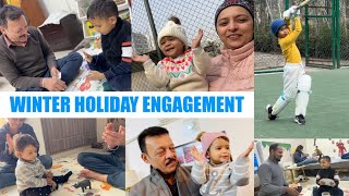 Winter Holiday Routine for Noor and Kabir (vlog#157)