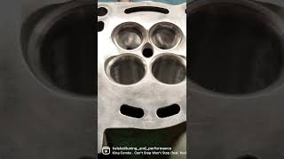 Hand ported and polished Gsxr 1000 Cylinder head