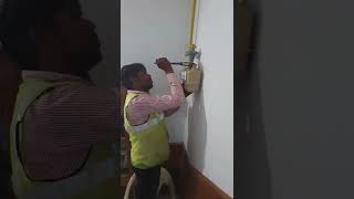 LPG Gas Meter Fitting | LPG Gas Line #shorts #shortsyoutube