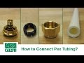 How to connect PEX tubing?