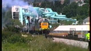 Deltic D9016 'Gordon Highlander Passing Goodrington 1992.