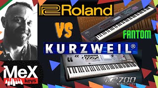 Kurzweil K2700 vs Roland Fantom by MeX (Subtitles)