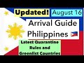 PHILIPPINES TRAVEL UPDATE | LATEST ARRIVAL GUIDE AND QUARANTINE RULES | REDUCED GREENLANE COUNTRIES