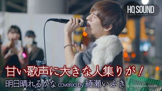 【 歌うま 】甘い歌声に大きな人集りが！ 明日晴れるかな / 桑田佳祐（covered by 綾瀬いぶき）🎧推奨 高音質（HQ SOUND）路上ライブ 4K映像