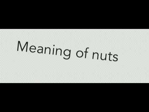 Is Nut an adjective?