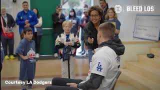 Brentwood Science Magnet School reading event with Dodgers Freddie Freeman