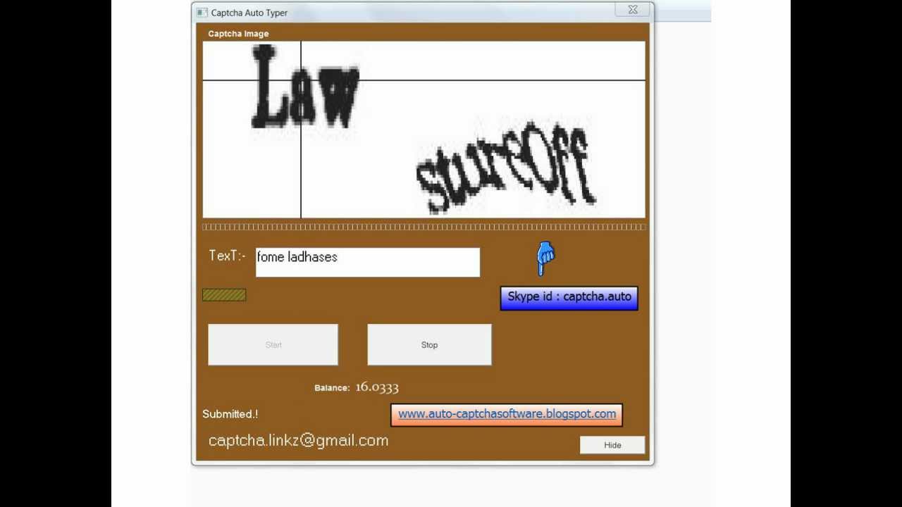 Auto Captcha Software Youtube