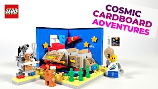 LEGO 40533. IDEAS. COSMIC CARDBOARD ADVENTURES / Speed Build Review