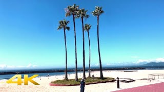 【4k walking】お姉たんのいない須磨海水浴場を散歩Take a walk in Suma beach without swimwear women.KOBE.JAPAN