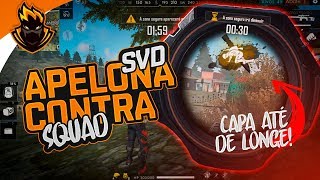 SOLO COM SVD CONTRA SQUAD! BLACKN444 FREE FIRE