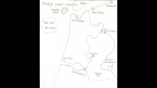 Getekende routeplanning rondje Noord Holland - Ep. 25