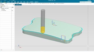 UG编程 3D分层倒角刀路分享